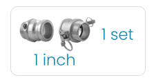 1 Inch Camlock- 1 sets